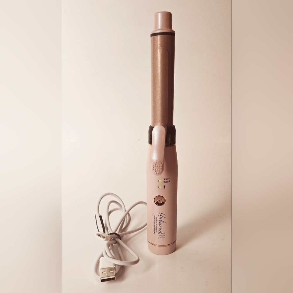 Unbound Petite Cordless Curling Iron Mini Travel Hair Tool Ceramic